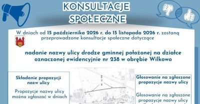 Mieszkańcy Wilkowa wybiorą nazwę drogi
